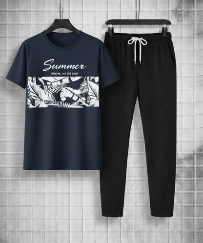 Printed Track Suit Micro Interlock for Men