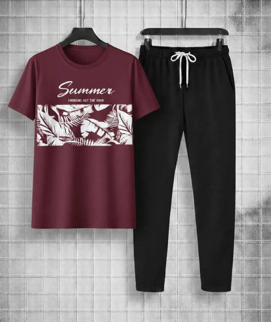 Printed Track Suit Micro Interlock for Men