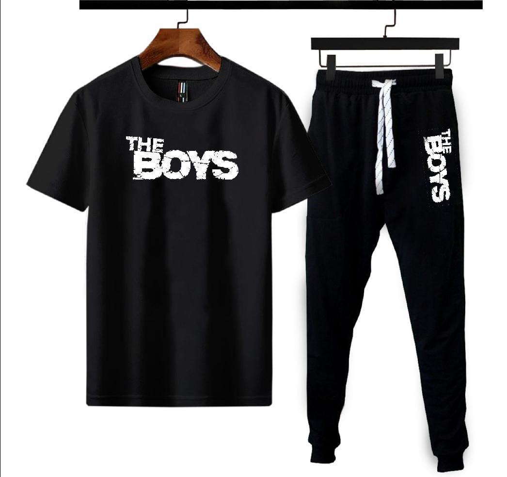 Men Printed Polyester Track Suit White Medium to XL