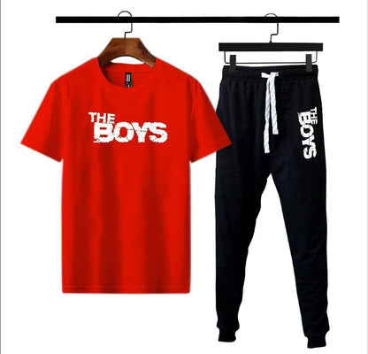Men Printed Polyester Track Suit White Medium to XL