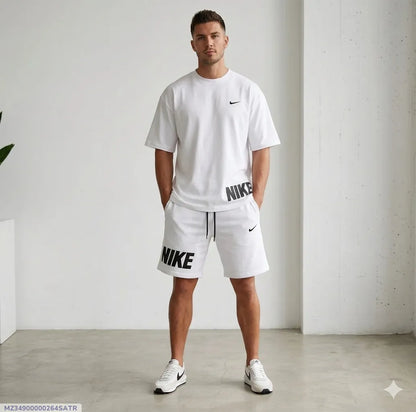 Men Dri Fit Printed Track Suit 2 Pcs