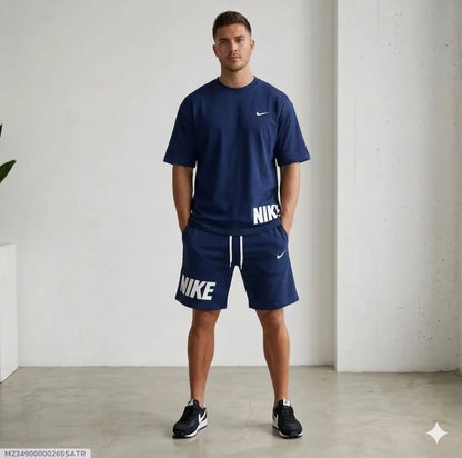 Men Dri Fit Printed Track Suit 2 Pcs