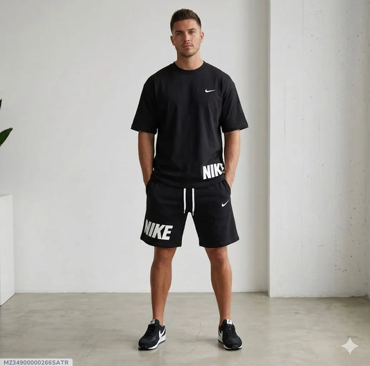 Men Dri Fit Printed Track Suit 2 Pcs